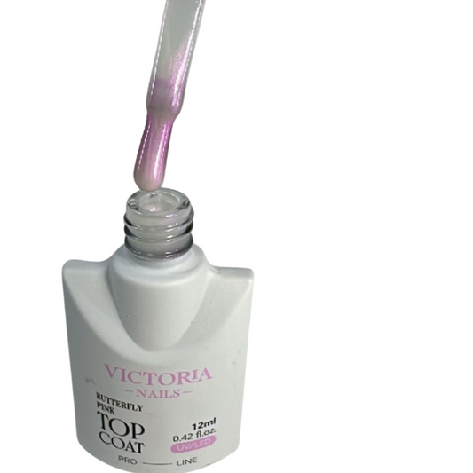 Top Coat Butterfly Pink  Victoria Nails 12ml