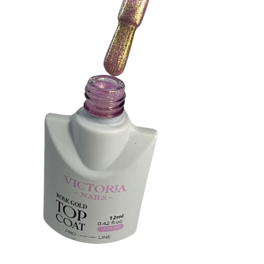 Top Coat Rose Gold Victoria Nails 12ml