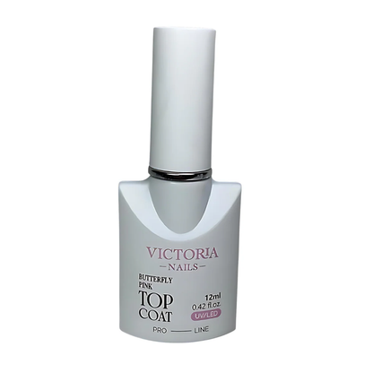 Top Coat Butterfly Pink  Victoria Nails 12ml