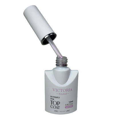 Top Coat Butterfly Pink  Victoria Nails 12ml