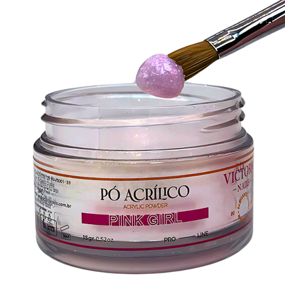 Acrylic Powder Pink Girl  - Victoria Nails 15Gr