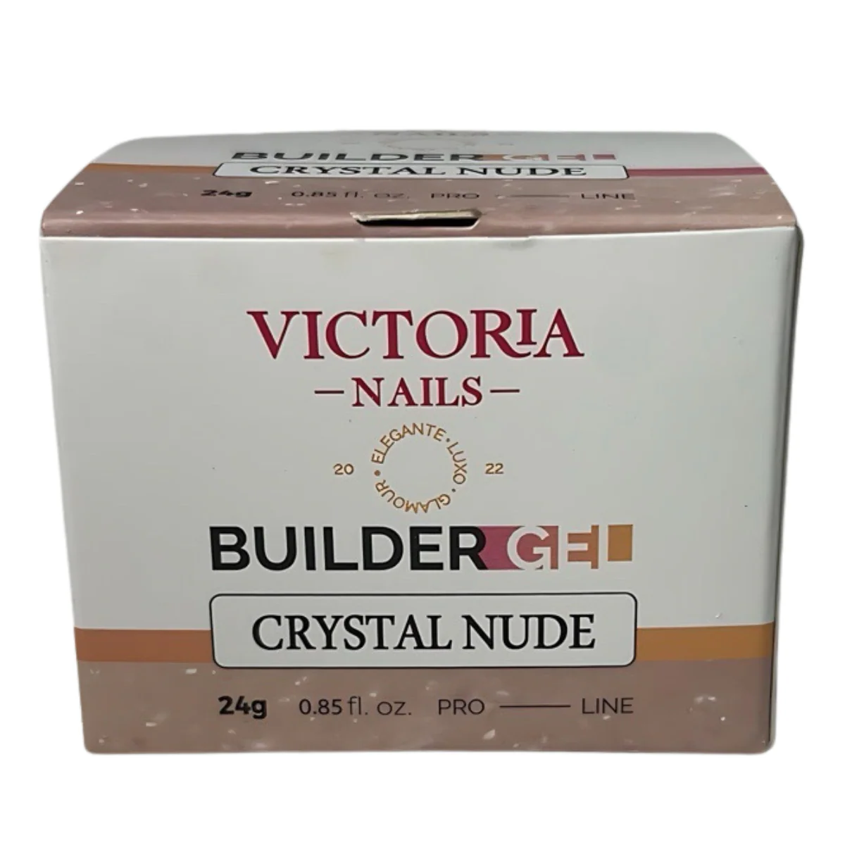 Bulder Gel Crystal Nude - Victoria Gold Nails 24ml