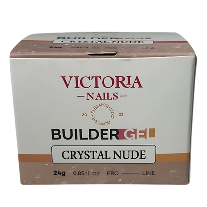 Bulder Gel Crystal Nude - Victoria Gold Nails 24ml
