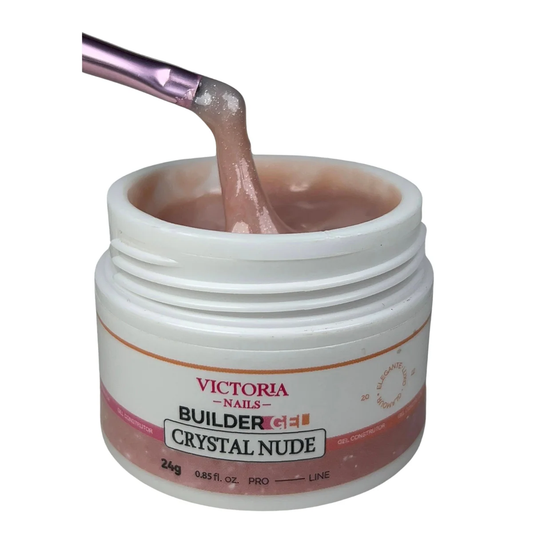 Bulder Gel Crystal Nude - Victoria Gold Nails 24ml