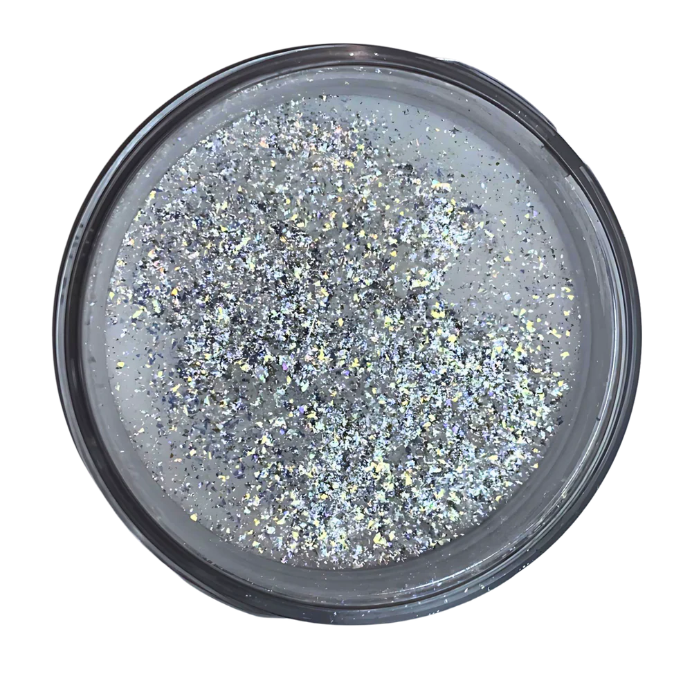Acrylic Powder Glitz white   - Victoria Nails 15Gr