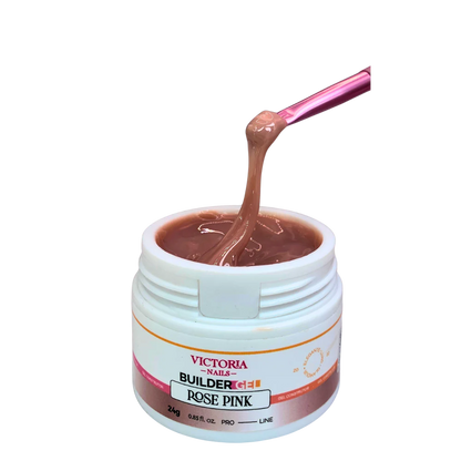 Builder Gel Rose Pink - Victoria nails  24ml
